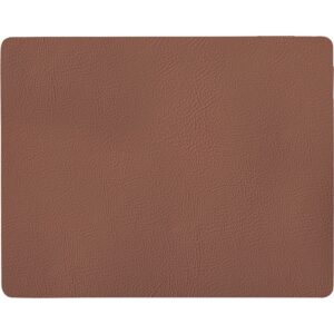 Aida Quadro bordsunderlägg cognac 43x35 cm.