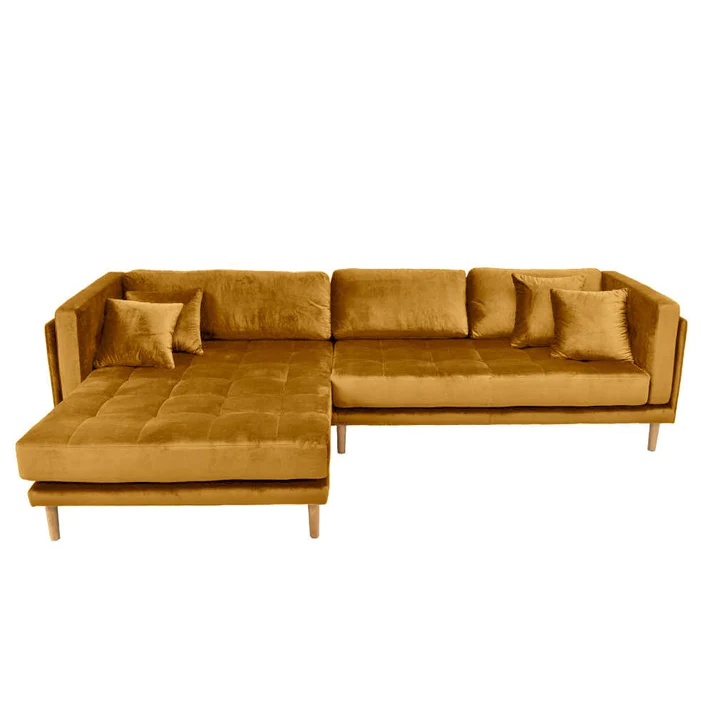 Cali venstrevendt chaiselong sofa, Velour