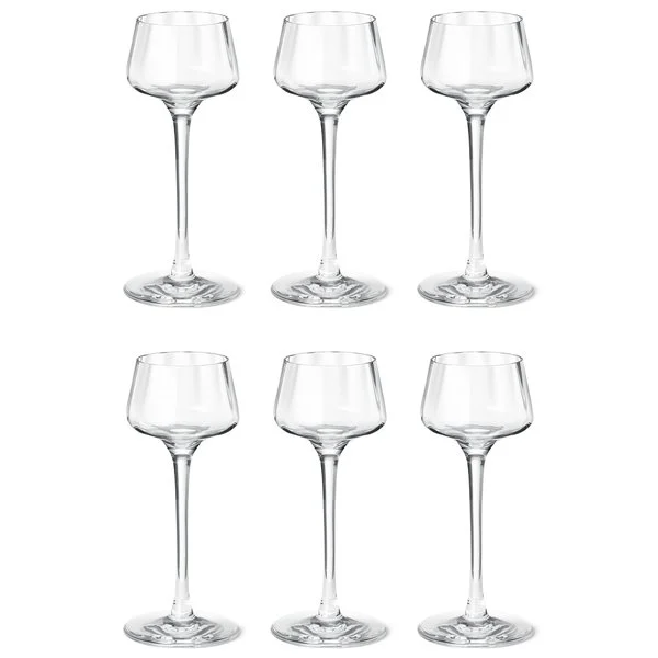 Georg Jensen Bernadotte snapseglas 4cl, 6 stk