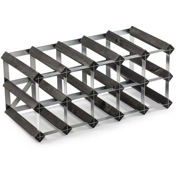 Traditional Wine Racks Vinstativ Black Ash 15 Flasker